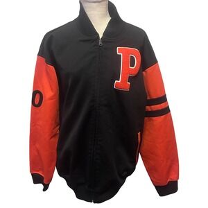 VTG Philadelphia JCC Maccabi Games Track Jacket Black Elite Team Athletic‎ XXL